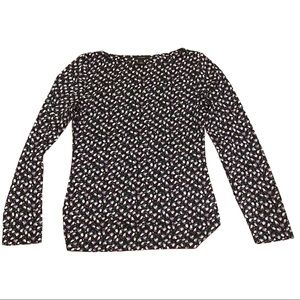 NWOT Halogen Floral Blouse